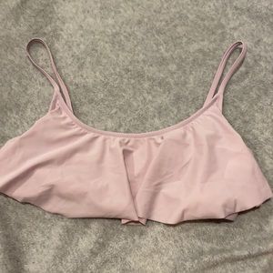 lilac colored swim top